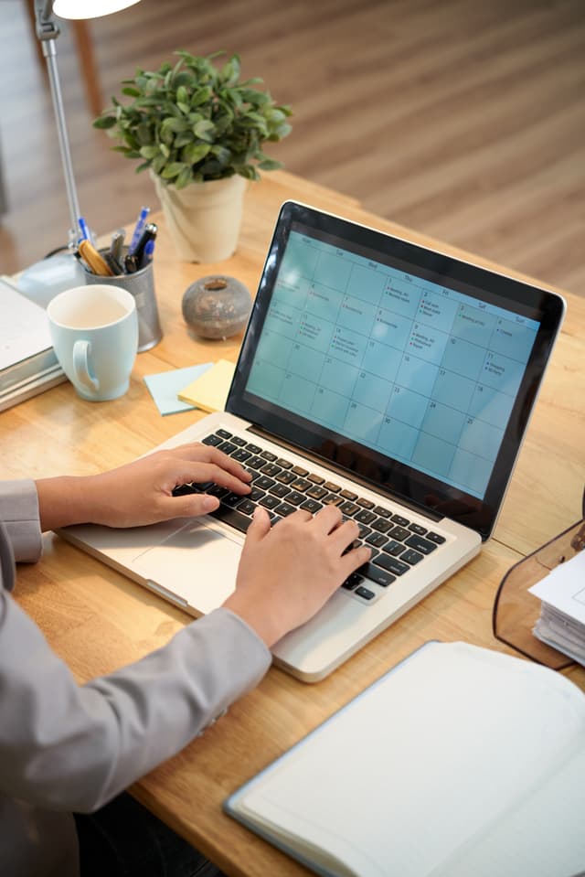 Laptop with Table
